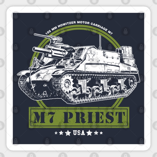 The M7 Priest SPG Magnet by rycotokyo81